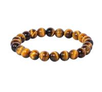 AFCJLTO Pulseras Ojo de Tigre Unisex Elástica, Moda Cura Energía Pulsera, Pulsera Unisex,Equilibrio de Chakras y Estados de ánimo Ansiedad Depresión