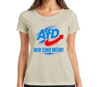 AFD Wir sind mehr Deutschland Statement - Camiseta para mujer, naturaleza, S