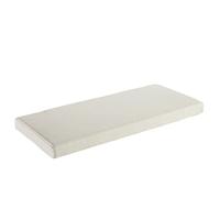 AFEBOO Cojín para banco de 2/3 plazas para interiores y exteriores, cojín para asiento de columpio, suave, lavable, antideslizante, para patio, cocina, comedor, columpio (beige, 180 x 50 x 5 cm)
