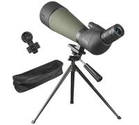 Afección de Manchas 25-75x80 BAK4 Alcance de observación Transparente de Alta definición con Bolso de trípode y Almacenamiento y Soporte para teléfono Impermeable para el Paisaje de la Vida Silvestre