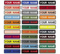 AfeilarSfltch Parche Bordado Personalizado, 3 Piezas Parches de Nombre, Parche Personalizado para Uniformes, Cintas de Nombre del Ejército, Etiqueta de Nombre Personalizada, Parche de Nombre