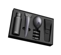 Afeitado manual para hombres,Afeitadora manual - Afeitadora manual portátil - Afeitadora manual lavable, kit de afeitado limpio multifuncional para hombres, kit de afeitadora manual para