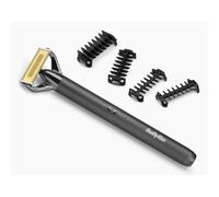 Afeitadora BaByliss X-Blade Super-X Metal Black batería carga rápida IPX7 4 peines titanio