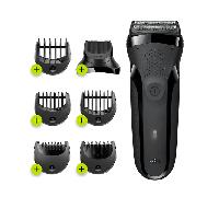 AFEITADORA BRAUN 300BT BLK SERIE 3 BOX EURO RECARGABLE 3 CABEZALES