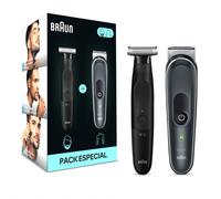 Afeitadora Braun Bodygroomer B560 + Recortadora XT3100 Pack 2 en 1 Inalámbrico Waterproof