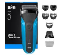 Afeitadora Braun Series 3 310BT Recargable Wet&Dry Láminas Negro/Azul Precisión