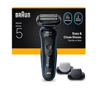 Afeitadora braun series 5 52-b1650s/ con batería/ 2 accesorios