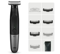 Maquinilla de afeitar eléctrica de cabeza para hombre, 8D mejorada 6 en 1, resistente al agua, afeitadora en seco y mojado, kit de cuidado de la barba inalámbrica recargable