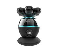 Cecotec Afeitadora de Cabeza Inalámbrica Bamba PrecisionCare Skull. Cabezal Extragrande con 7 Cuchillas flotantes, Autonomía 60 Mins, Pantalla y Base de Carga, Resistencia al Agua IPX6