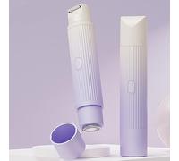 Afeitadora corporal 2 en 1 para mujer, afeitadora de doble cabeza, recortadora eléctrica de bikinis para mujer, removedor de vello corporal