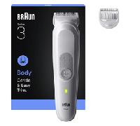 AFEITADORA CORPORAL BRAUN BG3500 IMPERMEABLE INALAMBRICA RECORTADOR AJUSTABLE RECARGABLE BG3500