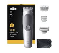 Recortadora Braun Wet & Dry Gris inalámbrica batería Li-Ion 100min accesorios x6 IPX7