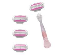 Afeitadora Corporal De Triple Hoja Para Depilación Suave Suave Con La Piel Materiales Reciclables Diseño Ergonómico Sistemas Limpieza Sin Complicaciones Removedor Vello