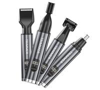 Afeitadora de barba, afeitadora de nariz, afeitadora de pelo 4 en 1, dispositivo eléctrico de aseo para hombre