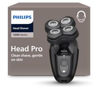 Afeitadora de cabeza Philips Serie 5000 Pro - Afeitadora de cabeza para hombres y mujeres, cabezal flexible 360°, cuchillas ComfortCut para un afeitado apurado y suave, HS5980/15