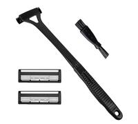 Afeitadora de espalda Man Groomer, recortadora de pelo corporal personal, herramienta de aseo impermeable, mango largo plegable para afeitado de piel sensible en casa o de viaje