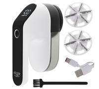 Afeitadora de tejidos Adler pantalla LED 3 velocidades universal AD 9618