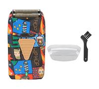 Afeitadora Eléctrica, Afeitadora de Láminas Alta Eficiencia Fuerte Potencia Caja Fuerte Saludable para Viajes a Casa