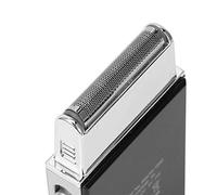 Afeitadora eléctrica, afeitadora recargable, con cargador USB, alta resistencia, perspectiva delicada para el hogar, salón, viajes, camping