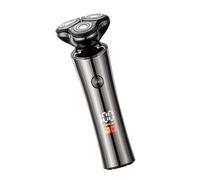 Afeitadora eléctrica con cabezales, dispositivo de afeitado ligero, lavable, herramienta de aseo para estudiantes y viajeros, recortadora recargable para hombres