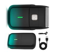 Afeitadora eléctrica con una sola y recargable por USB para un aseo sin esfuerzo en el hogar o viajes, afeitadora USB de diseño moderno para hombres.