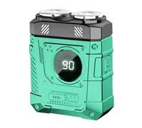 Afeitadora eléctrica de papel de aluminio para hombres, afeitadoras eléctricas profesionales, suministros de peluquería sin cable, recortadora de barba inalámbrica para viajes, aseo