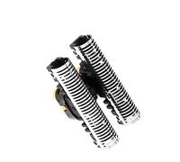Afeitadora eléctrica de repuesto de hoja de afeitadora negra compatible con Braun 3 y 5 Series negro y plateado