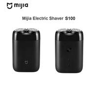Afeitadora eléctrica MIJIA para hombres, 2 cabezales flotantes, afeitadora portátil impermeable, máquina de afeitar recargable por USB Mijia S100
