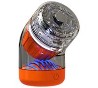 Afeitadora eléctrica multiusos pequeña, herramienta de depilación eficiente, recortadora de barba portátil para hombres, recargable y dispositivo de afeitado de tamaño de bolsillo de viaje