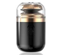 Afeitadora eléctrica para hombres mini afeitadora eléctrica 1,5x2,4 pulgadas 2 en 1 resistente al agua compacta portátil eficiente y cómoda