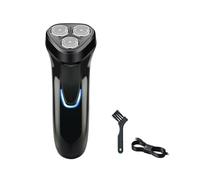Afeitadora eléctrica pequeña multiusos eficiente recargable herramienta de depilación portátil recortadora de barba para hombres, uso de viaje, afeitadora eléctrica recargable