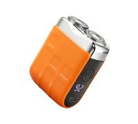 Afeitadora eléctrica pequeña para hombres con pantalla LED impermeable portátil lavable pequeña Afeitadora eléctrica recortadora multifuncional y