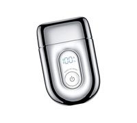 Afeitadora eléctrica portátil en miniatura lavable con pantalla digital e magnética para un afeitado eficiente de viaje
