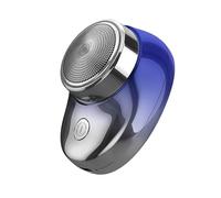 Afeitadora eléctrica portátil Mini-Shave, maquinilla de afeitar eléctrica para hombres, afeitadora portátil húmeda y seca, afeitadora recargable tipo C para viajes