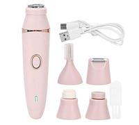Afeitadora en seco y húmedo multifuncional con USB eficaz para mujeres, depiladora, pelo para el cuerpo, limpieza facial, cabeza, cejas