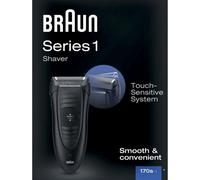 Afeitadora Facial Braun Series 1 -170 Corriente alterna Seco y Mojado Recortador Precisión Fácil Limpieza