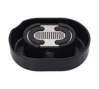 Afeitadora limpiador de afeitado, fácil de usar, estante de almacenamiento para la mayoría de los cabezales de ahorro de agua, soporte de enjuague para hombres