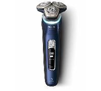 Afeitadora Eléctrica Philips SHAVER Series 9000 Limited Edition S9980/54, Rotación, Negro y Azul, SkinIQ