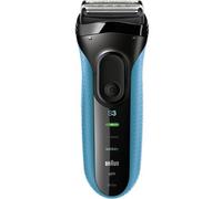 Braun Series 3 3010 Wet & Dry Máquina de afeitar de láminas Recortadora Negro, Azul