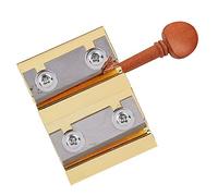 Afeitadora y escariador clavijas de violín dorado profesional, herramienta cortadora orificios clavija precisión para violines 4/4 y 3/4 fabricada con acero de latón para luthiers