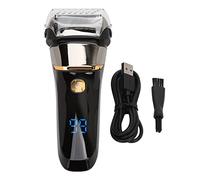 Afeitadoras Faciales Eléctricas Inalámbricas para Hombres, Pantalla Digital Húmeda Y Seca, Recortadora de Barba Lavable Recargable por USB para Hombres, Barba, Bigote Y Cabello