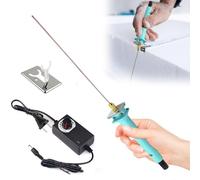 Afenau Cortador de Espuma Eléctrico, 15 cm Temperatura Ajustable Cortador Poliestireno con Soporte, 30 W CORTADOR Eléctrico de Espuma Máquina, Cortadora Poliestireno para Bordes de Corte, Enchufe UE