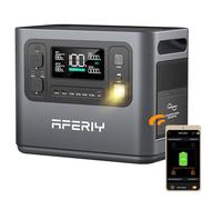 AFERIY Estación de alimentación portátil de 1200 W, 1008 Wh LiFePO4 y carga rápida de 1,2 horas, 12 salidas, función UPS, onda sinusoidal pura 230 V, fuente de alimentación móvil para exteriores