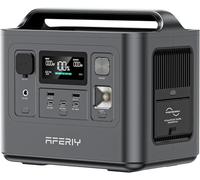 AFERIY Estación Energía Portátil, 800W Generador Electrico Solar, （Envío en 3 días）512Wh Batería LiFePO4 Carga Rápida En 1 Hora Sai Generador Solar Para Acampadas Al Aire Libre Autocaravanas