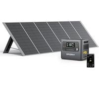 AFERIY Generador Eléctrico Portátil 2400 W Con Panel Solar De 400 W, Batería Nómada Lifepo4 2048 Wh, Recarga En 1,5 H, Enchufe Ue 220-240 V, Función Ups, Para Acampada, Hogar, Oficina