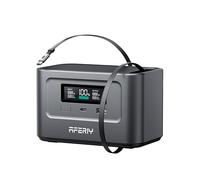 AFERIY - Generador eléctrico portátil de 100 W, 99,2 W/31000 mAh, carga rápida Dual USB-C PD3.0, carga solar, protección de seguridad 6 en 1, ideal para viajes, camping y emergencias, color negro
