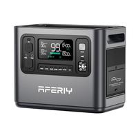 AFERIY Generador Eléctrico Portátil De 1200 W, Batería De 960 WH, Estación Eléctrica, Carga Rápida En 1 Hora Salida De 220 V-240 V, Sai, para El Hogar/Camping/Trabajo