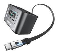 AFERIY Nano100 Generador EléCtrico PortáTil De 100 W, Cargador De 99,2 Wh, Con Cable PD100W RetráCtil, Carga Solar Con 100 W MáX., BateríA, EstacióN De EnergíA Para Acampada, Negro