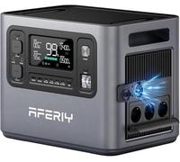 AFERIY Nuevo 2025 Estacion De Energia Portatil 2800W, 2048Wh Generador Electrico Solar, LiFePO4 Recarga Rápida En 1,5H, Ampliable A 10240 Wh, Power Station Para Camping Hogar Viajes Emergencias