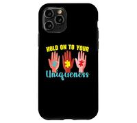 Aférrate a tu singularidad Autismo Awanress Apoyo autista Carcasa para iPhone 11 Pro